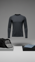 Fitted moisture-wicking top for city training