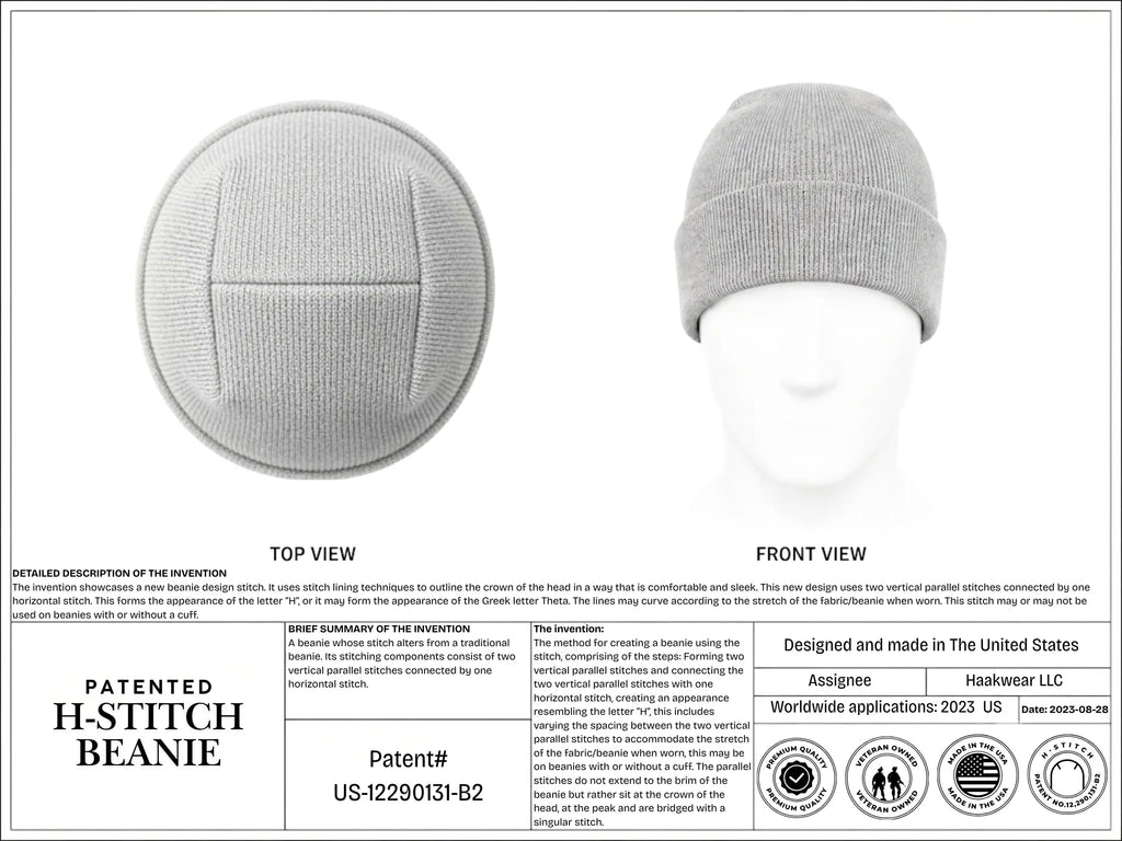 H-Stitch Beanie | Military-Style Watch Cap Made in USA | Haakwear