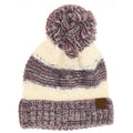 Popcorn Heathered Knit Pom C.C Beanie