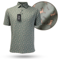 "Bows & Bucks" Golf Polo