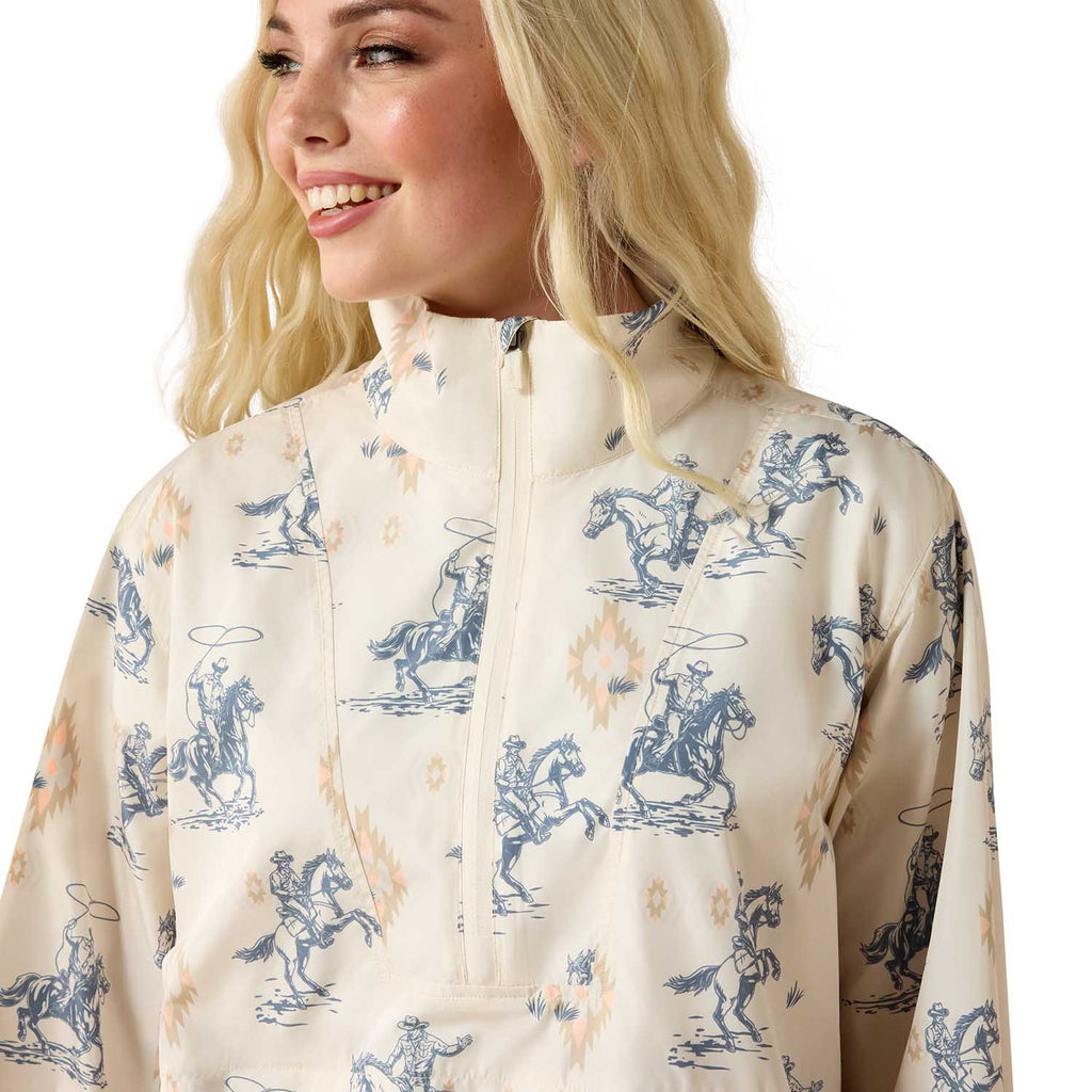 Ariat Women's Whisper Pullover Jacket – Lightweight Water-Repellent Windbreaker